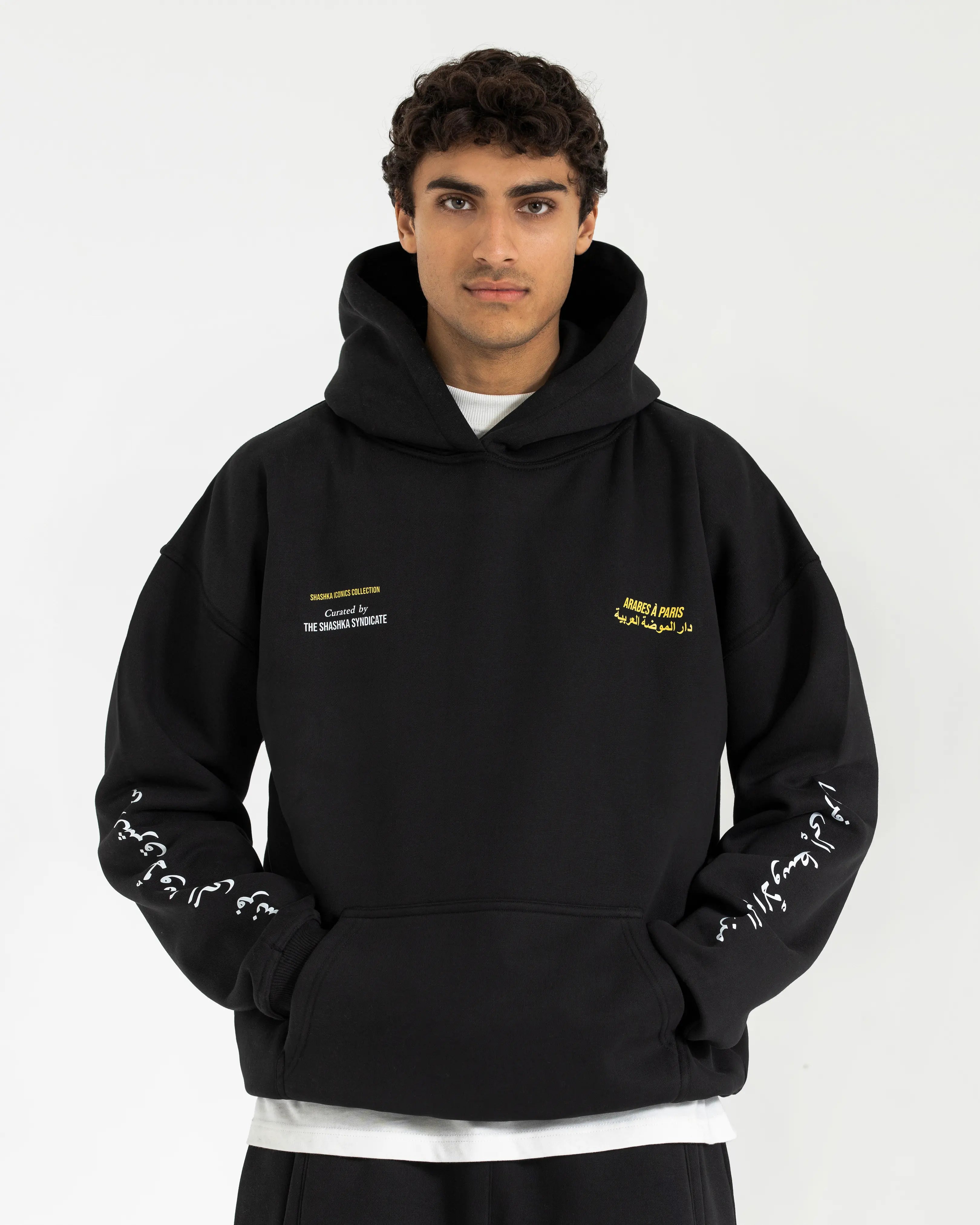 Arabs In Paris Calligraphy ZIP Hoodie