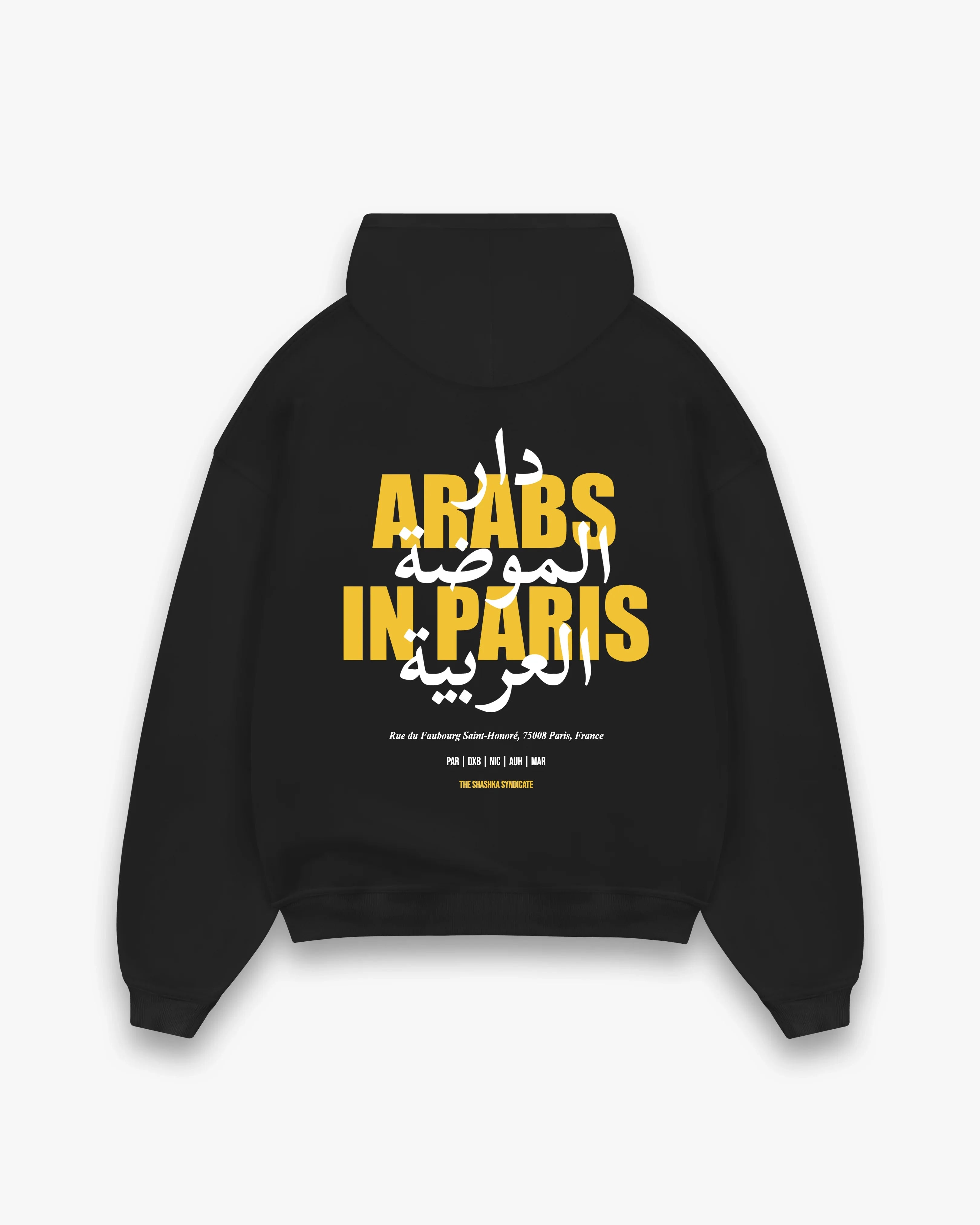 Arabs In Paris Calligraphy ZIP Hoodie