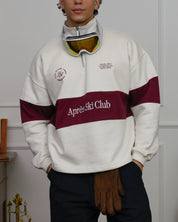 Après Ski Club Half Zip Panel Sweater