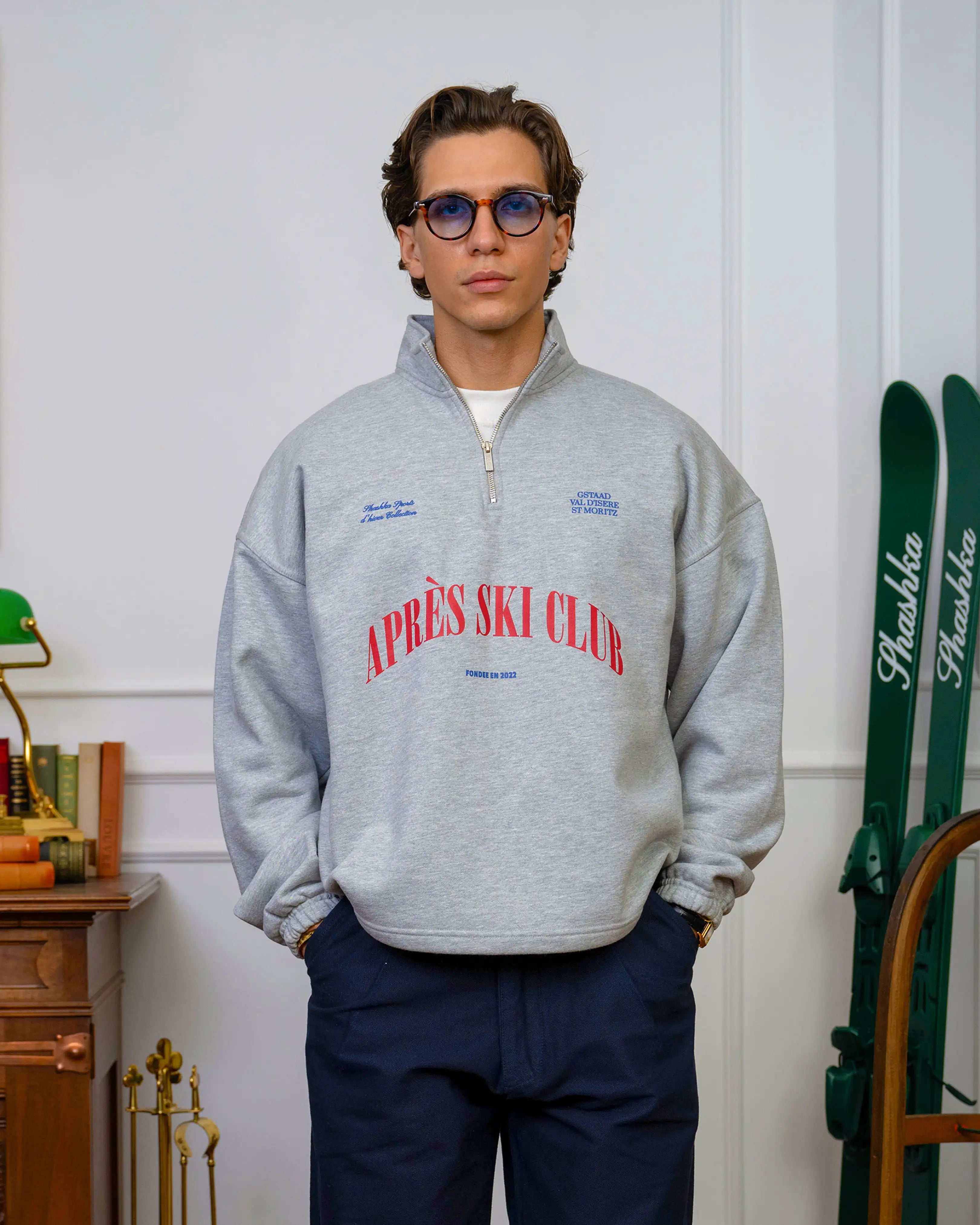 Après Ski Club Half Zip Sweater