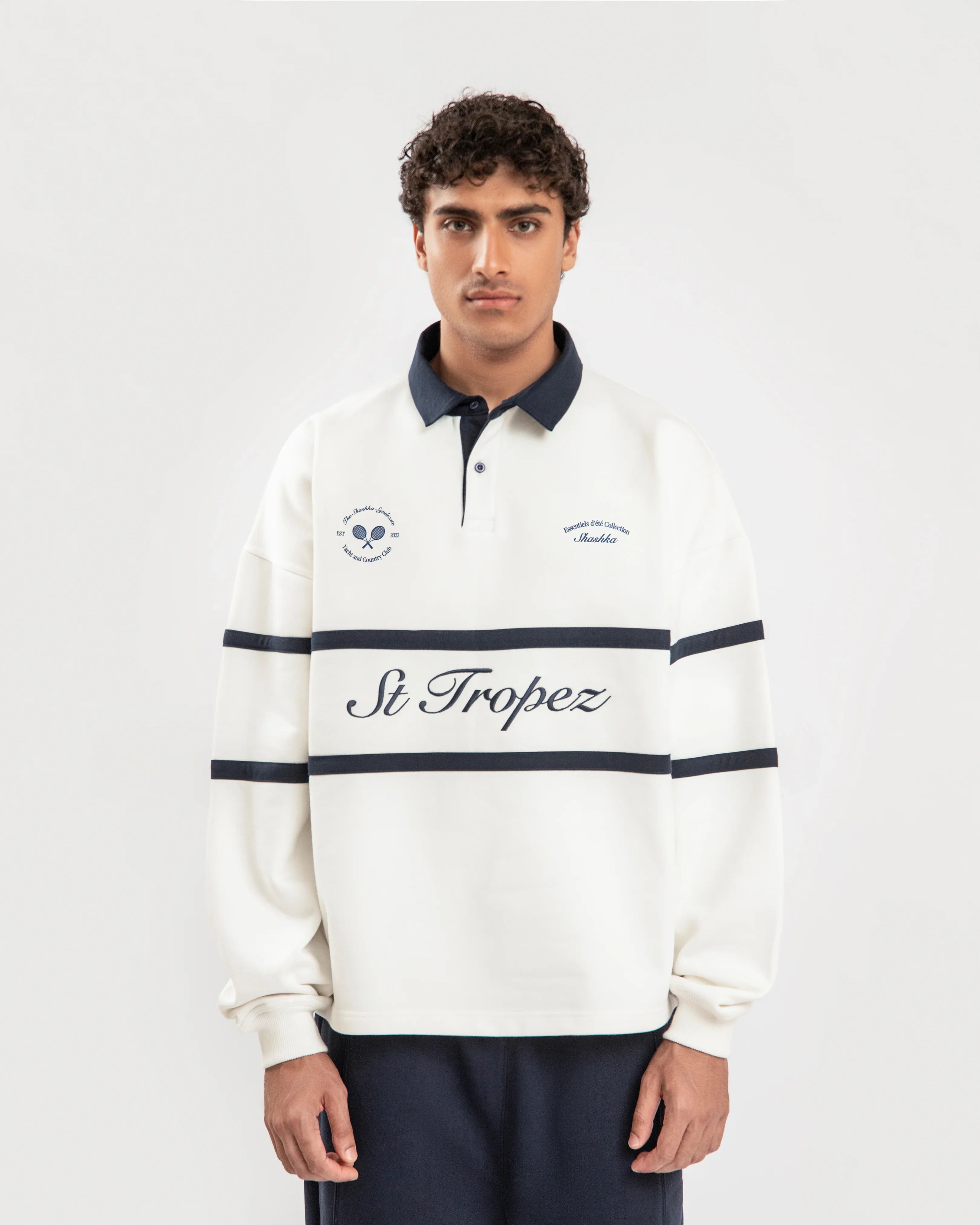 St Tropez Long Sleeve Polo