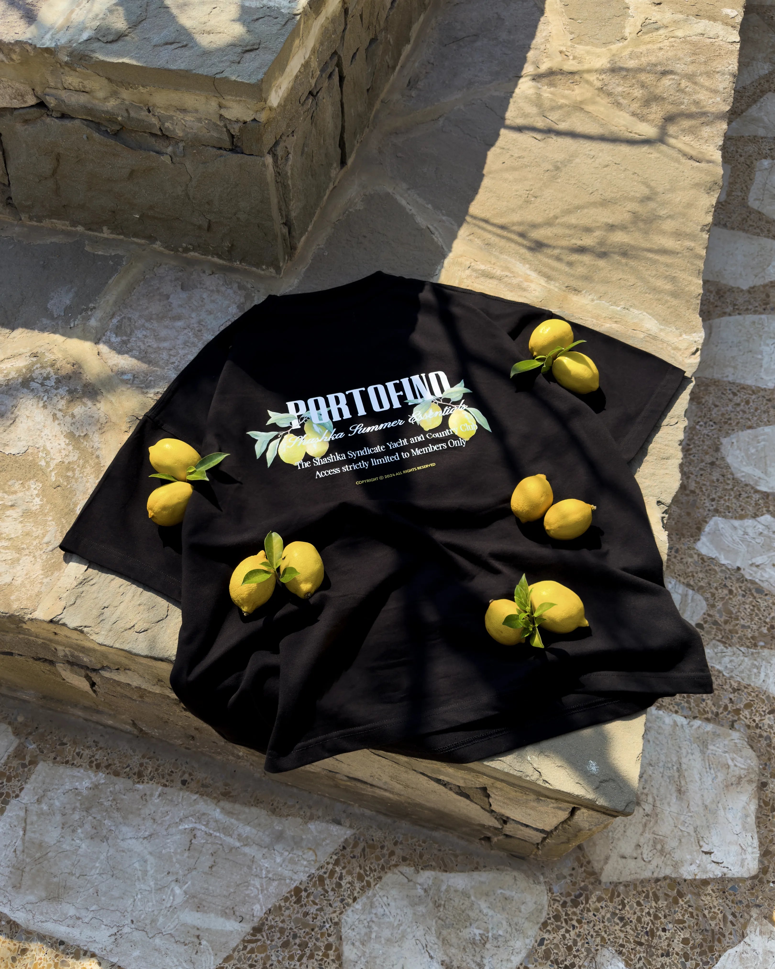 Portofino Lemons Heavy Tee