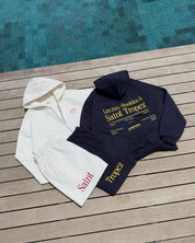 Summers in Saint Tropez Zip Hoodie