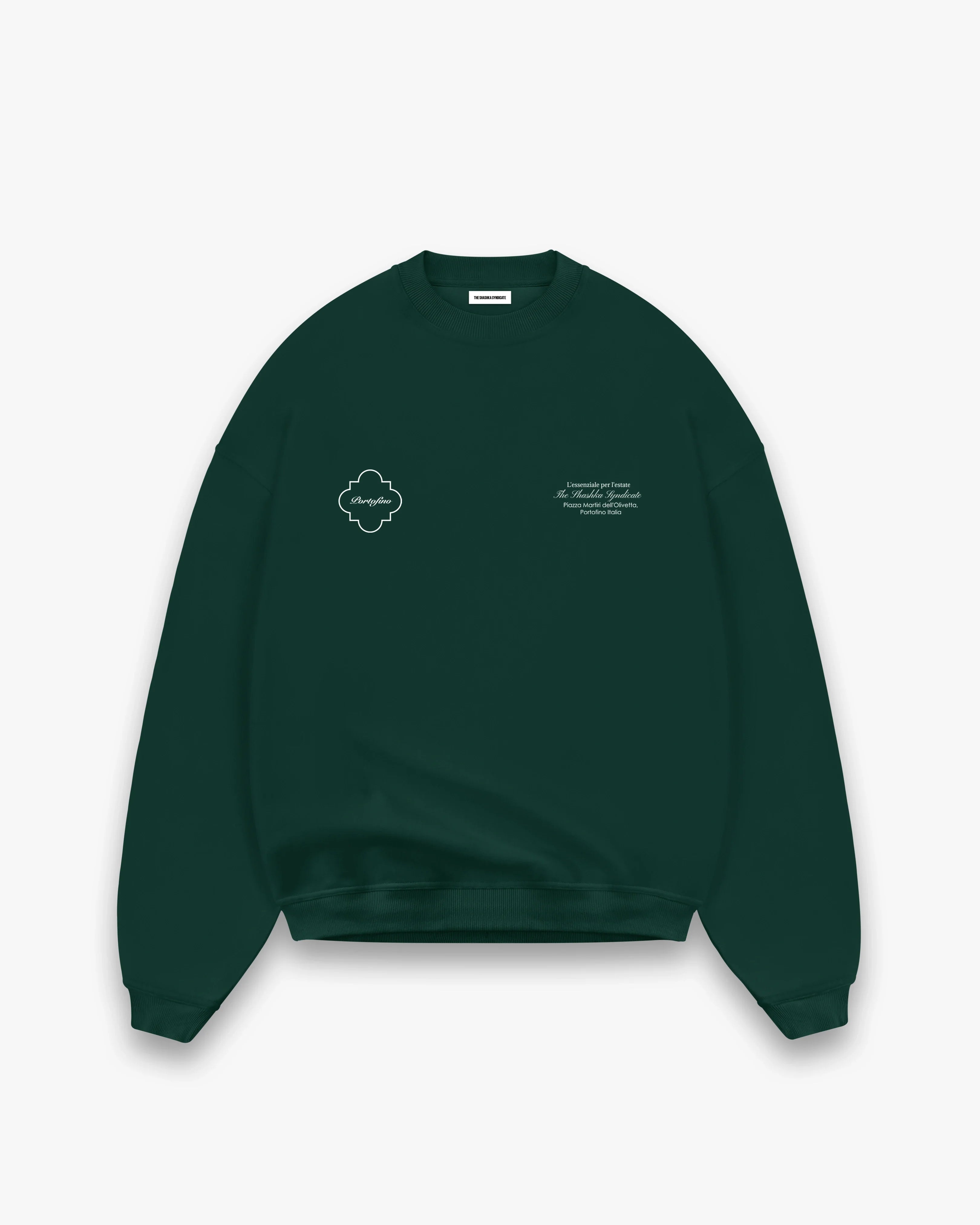 PortofinoHunterGreenSweatshirtFront.webp