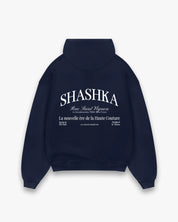 Shashka Navy Zip Hoodie