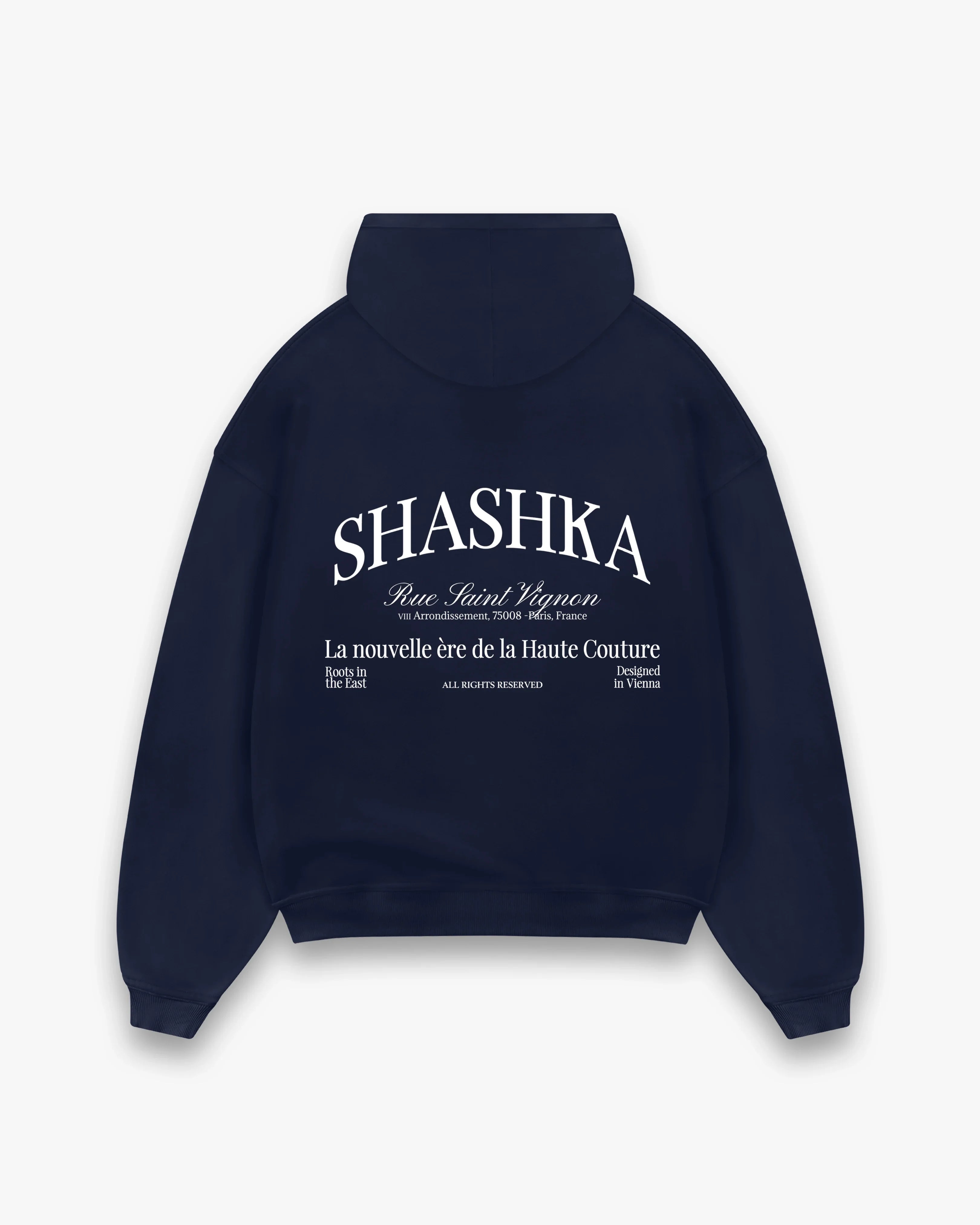 Shashka Navy Zip Hoodie