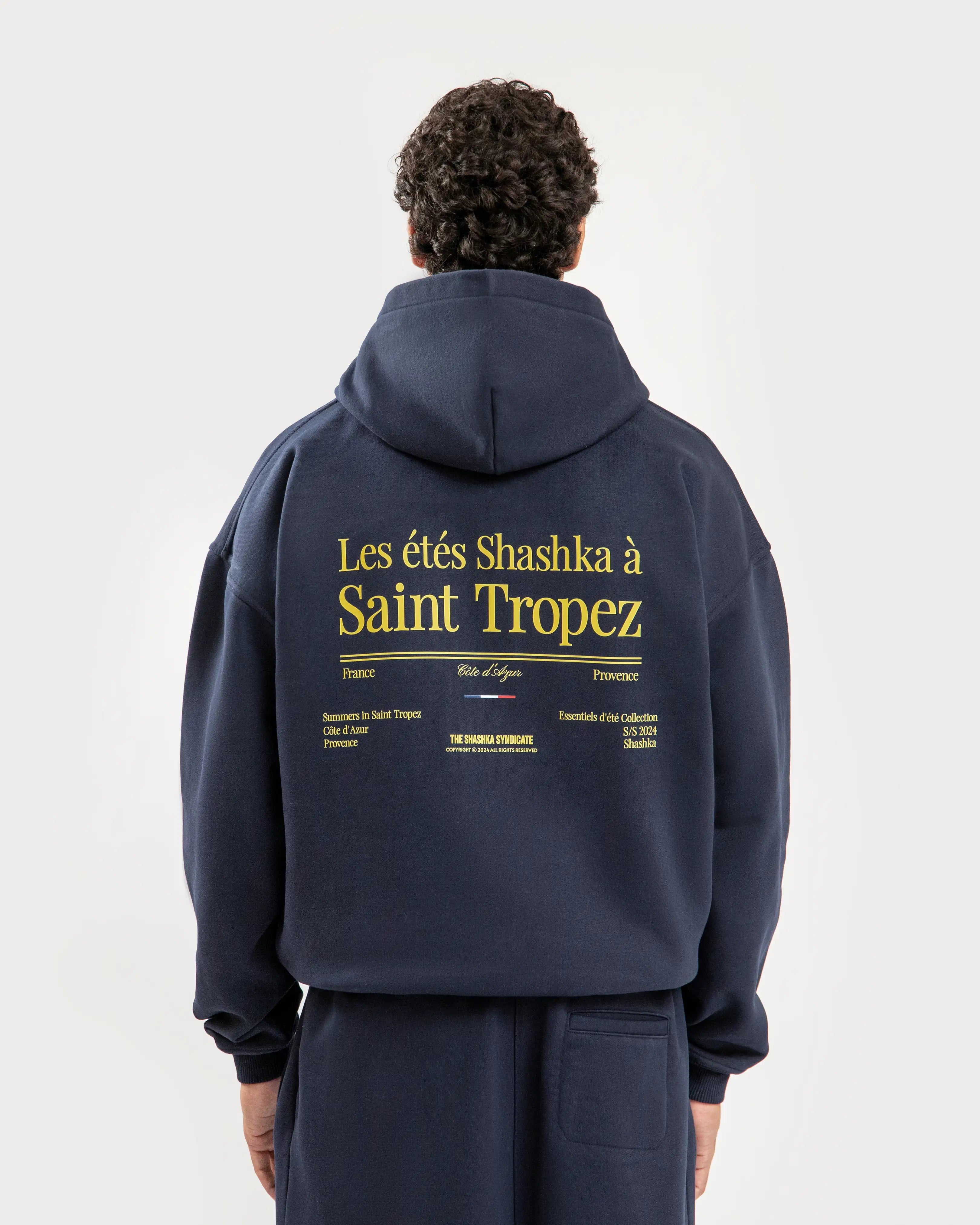 Summers in Saint Tropez Zip Hoodie